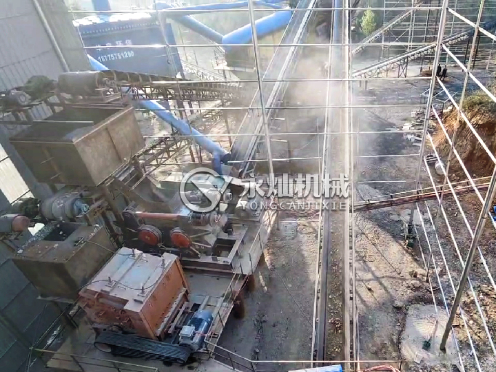 廣西桂林砂石破碎現(xiàn)場(chǎng)